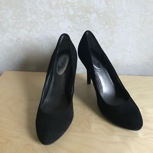 Alfani Step n Flex Black Suede Pumps 7M
